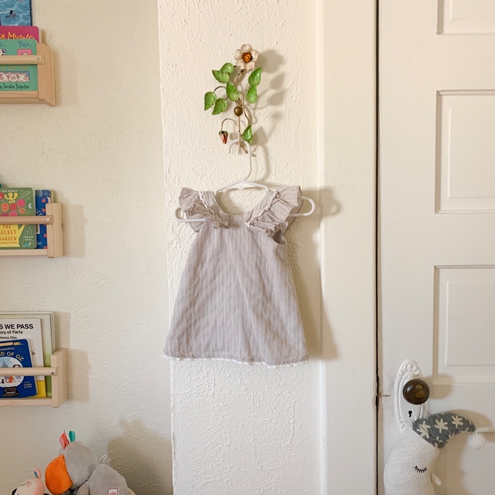 Cute gray baby dress!